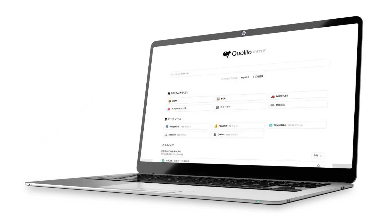 Quollio Data Intelligence Cloudのイメージ画像